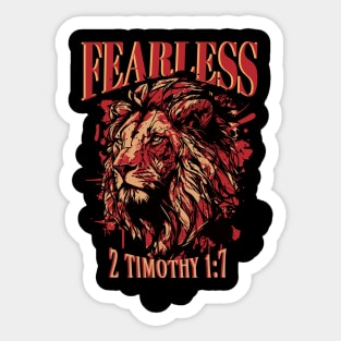 FEARLESS Sticker